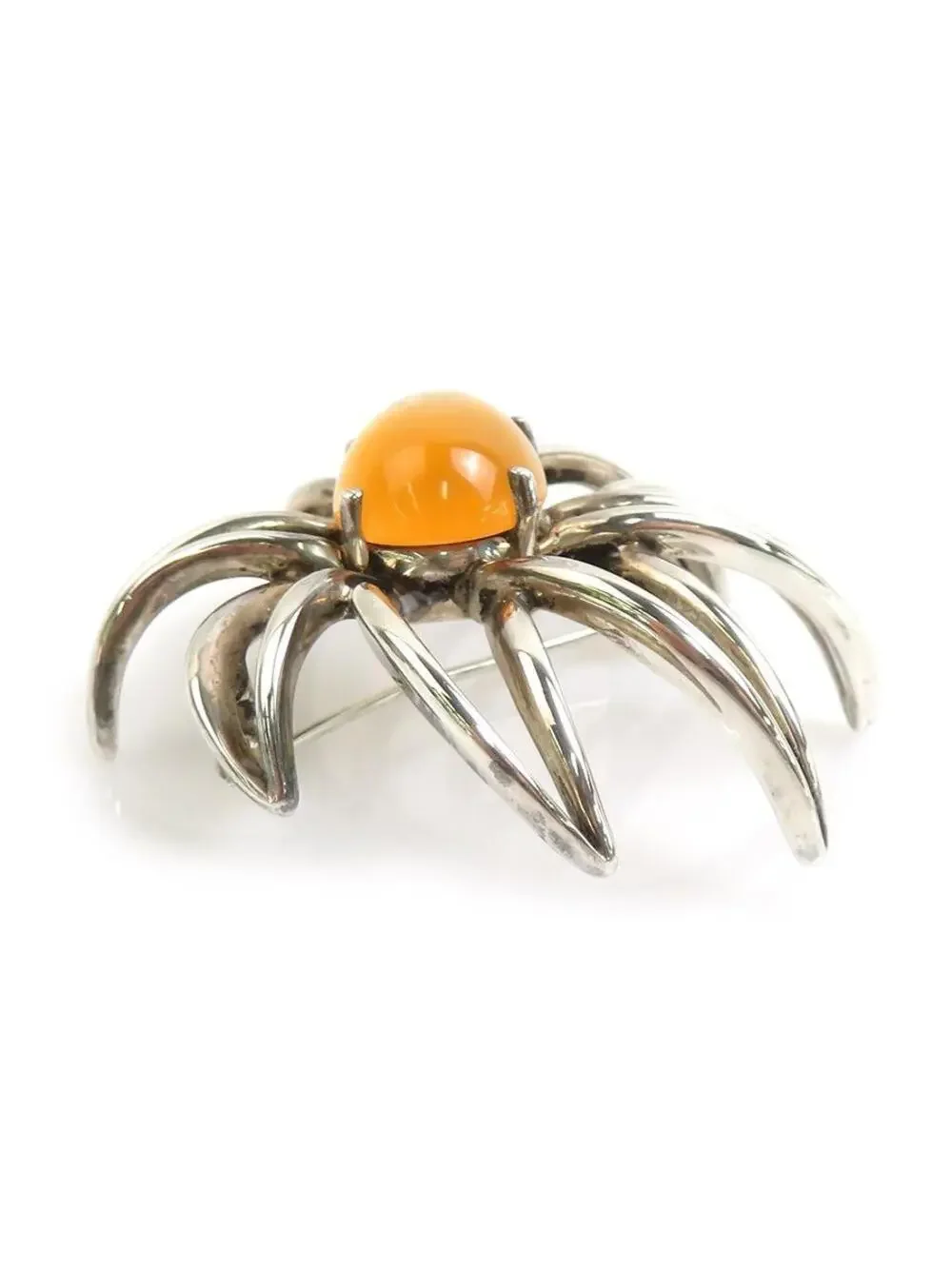 Auth Tiffany&Co. Brooch Silver/Orange #329700T28B
